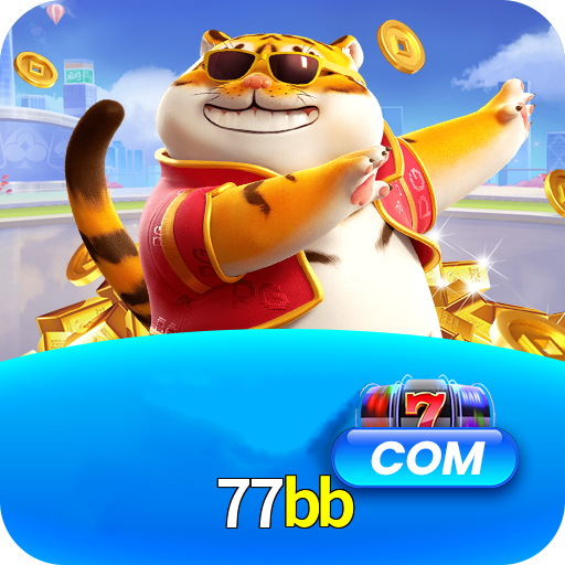 Imagem promocional da 77bb mostrando a plataforma e suas vantagens